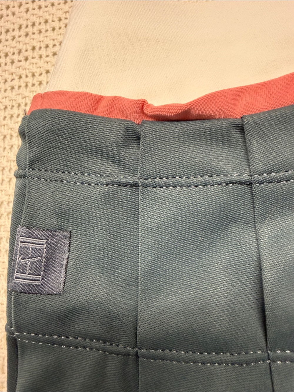 Nike Women’s Black Pleated Tennis/Golf Skirt with White and Coral Waistband - Picture 9 of 10